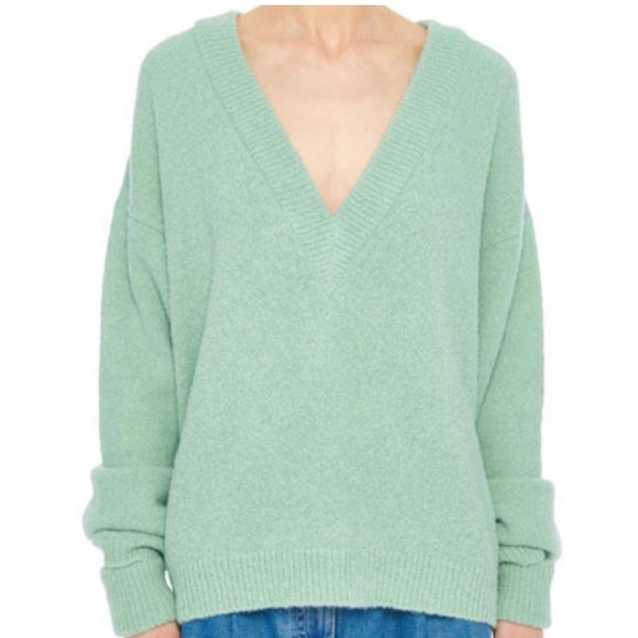 Tibi Alpaca V-Neck sweater - Picture 3 of 7